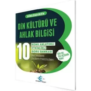 10 Sınıf Dinlendiren Din Kültürü Konu Anlatımlı 10 Sınıf Dinlendiren Din Kültürü Konu Anlatımlı