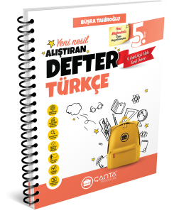 Çanta - 5.Sınıf Defter Alıştıran Türkçe Çanta - 5.Sınıf Defter Alıştıran Türkçe