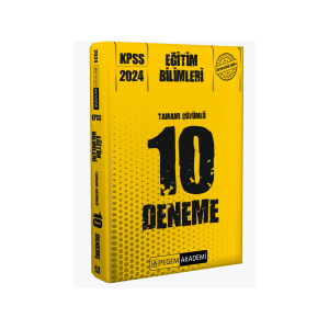 Pegem - 2024 KPSS Eğitim Bilimleri Tamamı Çözümlü 10 Denem