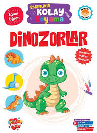 Kültür - Etkinlikli Kolay Boyama – Dinozorlar