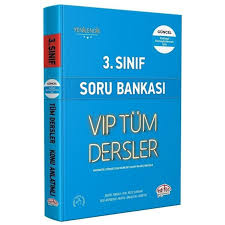 3.Sınıf VIP Tüm Dersler Soru Bankası Mavi Kitap