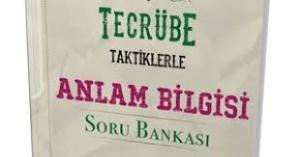 Tecrübe Taktiklerle Anlam Bilgisi Soru Bankası