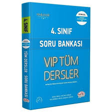4.Sınıf VIP Tüm Dersler Soru Bankası Mavi Kitap
