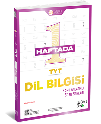 345 - 1 Haftada TYT Dilbilgisi Konu Anl. Soru Bankası