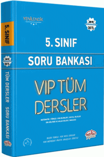 Editör 5. Sınıf Tüm Dersler