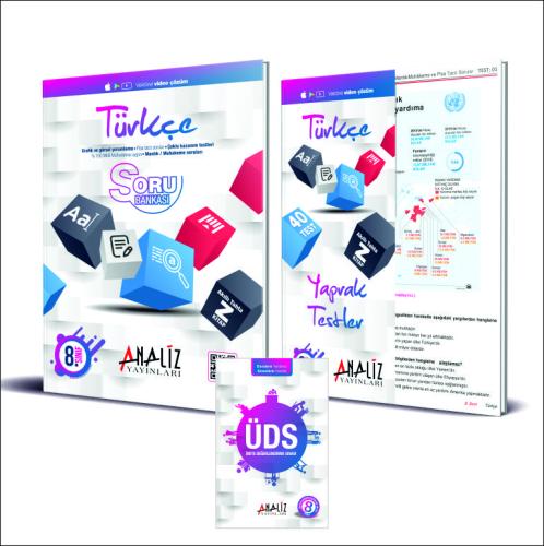Analiz - 8. Sınıf Türkçe Soru Bankası + Yaprak Test + Ünite Değerlendi