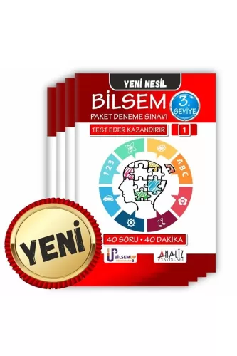 Analiz - (Yeni) Bilsem Paket Deneme 3.Seviye