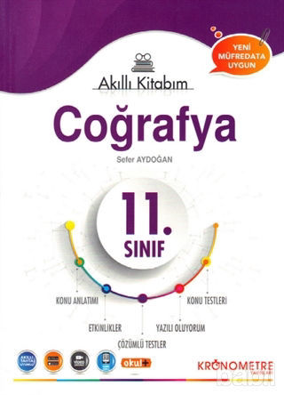 11. Sınıf Coğrafya Akıllı Kitabım Kronometre Yayınları