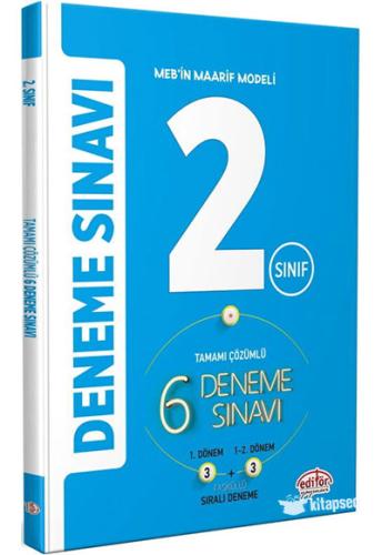 2.Sınıf Tamamı Çözümlü 3 + 3 Deneme Sınavı