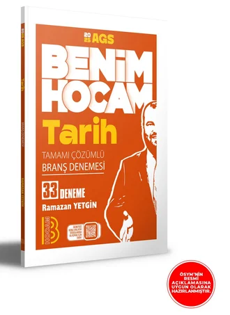 Benim Hocam - 2025 AGS Tarih 33 Branş deneme