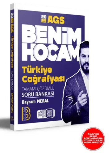 Benim Hocam - 2025 - AGS Türkiye Coğrafyası Soru Bankası