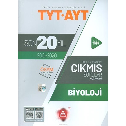 Biyoloji Son 20 Yıl Çıkmış Sorular