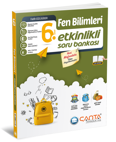 Çanta - 6. Sınıf Fen Bilimleri Etkinlikli Soru Bankası