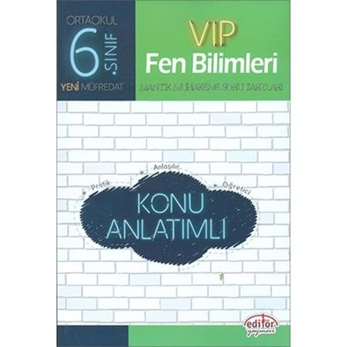 6. Sınıf VIP Fen Bilimleri Konu Anlatımlı