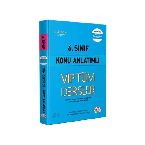 Editör 6. Sınıf Tüm Dersler Konu