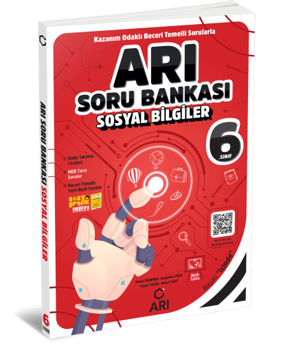 Arı - 6. Sınıf Sosyal Bilgiler Arı Soru Bankası + Grafik Kitabı