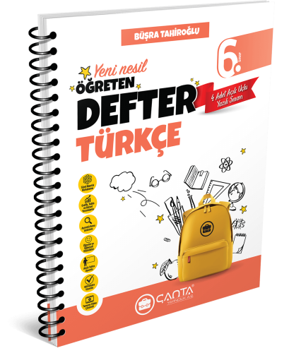 Çanta - 6.Sınıf Defter Öğreten Türkçe