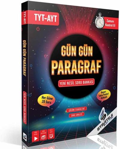 YKS TYT AYT Gün Gün Paragraf Soru Bankası