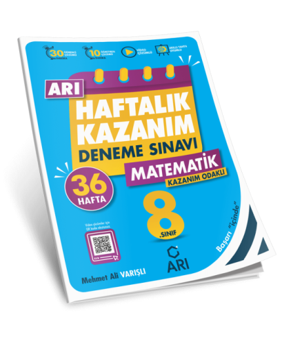 Arı - 8 Sınıf Haftalık Kaz. Matematik Deneme Sınavı