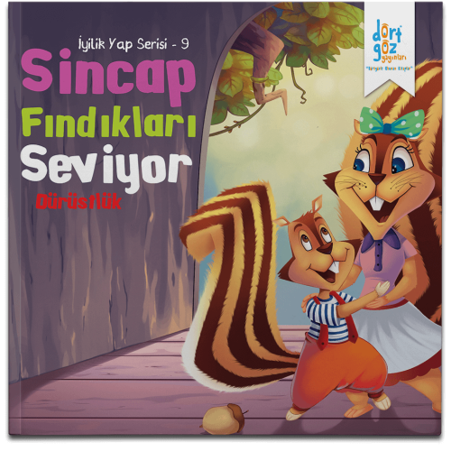 Dörtgöz - İyilik Yap Serisi-Sincap Fındıkları Seviyor-9