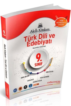 9. Sınıf Türk Dili ve Edebiyatı Akıllı Kitabım Kronometre Yayınları