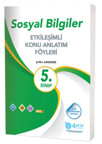 4 Adım - 5. Sınıf Sosyal Bilgiler Etkileşimli K.Ant Föyü