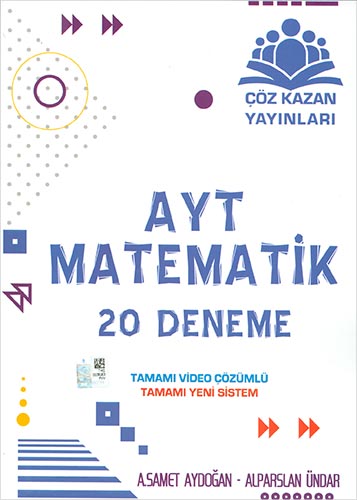 AYT Matematik 20 Deneme Çöz Kazan Yayınları