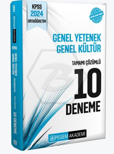 Pegem - 2024 KPSS Genel Yetenek Genel Kültür Ortaöğretim T