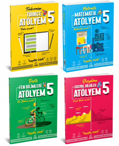 Arı Yayıncılık 5. Sınıf Atölyem Seti (4 Kitap)