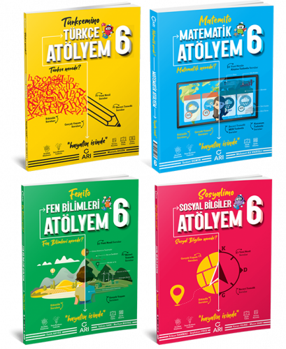 Arı Yayıncılık 6. Sınıf Atölyem Seti (4 Kitap)