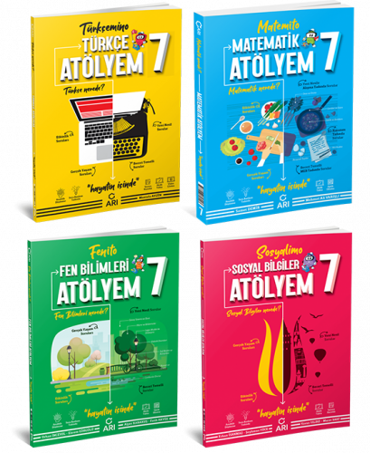 Arı Yayıncılık 7. Sınıf Atölyem Seti (4 Kitap)