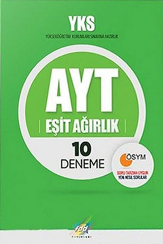 AYT Eşit Ağırlık 10 Deneme FDD Yayınları