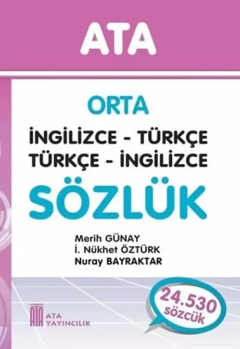 Ata - Karton Kapak Orta İngilizce Sözlük