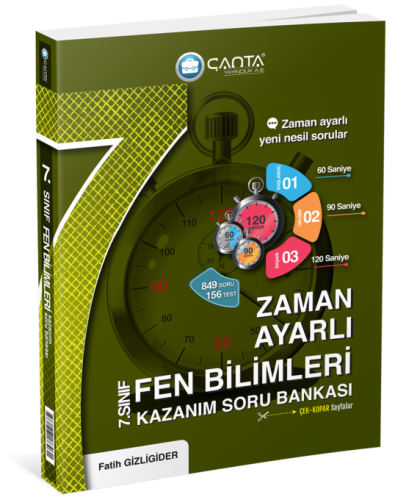 Çanta - 7.Sınıf Fen Bilimleri Zaman Ayarlı Kazanım Soru Bankası