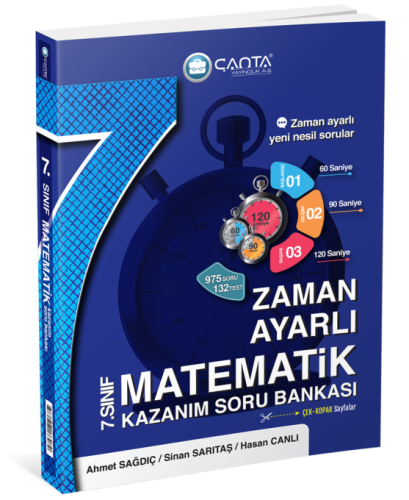 Çanta - 7.Sınıf Matematik Zaman Ayarlı Kazanım Soru Bankası