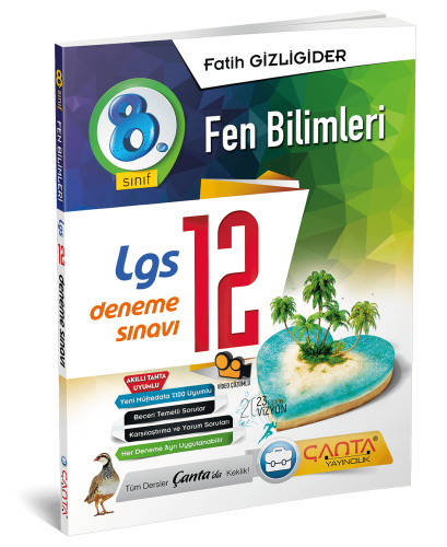 Çanta - 8.Sınıf Kazandıran Fen Bilimleri Deneme