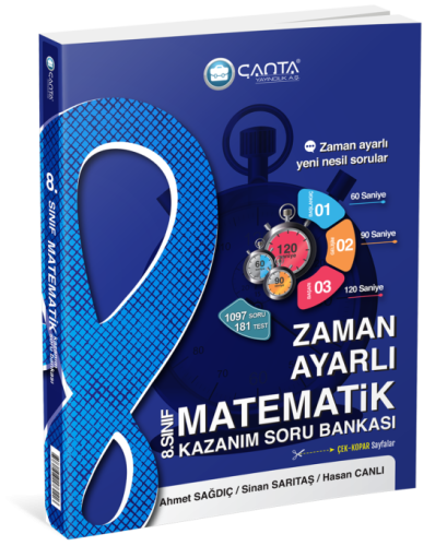 Çanta - 8.Sınıf Matematik Zaman Ayarlı Kazanım Soru Bankası