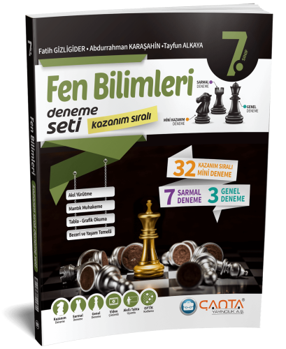 Çanta - 7. Sınıf Kazanım Sıralı Fen Bilimleri Deneme
