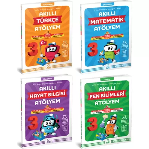 Arı 3. Sınıf Akıllı Atölyem Seti (4 Kitap)