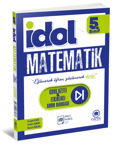 Çanta - 5.Sınıf İdol Matematik Konu Özetli Etkinlikli Soru Bankası 4 F