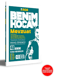Benim Hocam - 2025 AGS Mevzuat Tamamı Çözümlü 40 Branş Deneme