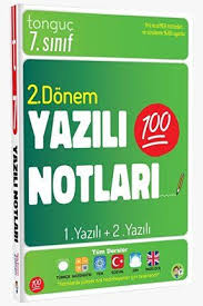 Tonguç - 7. Sınıf Yazılı Notları 2. Dönem 1 ve 2. Yazılı