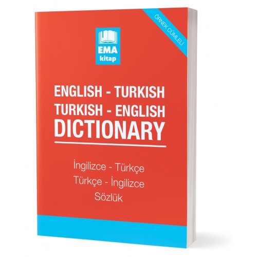Ema - Ema İngilizce Türkçe Sözlük Büyük Boy Karton Kapak