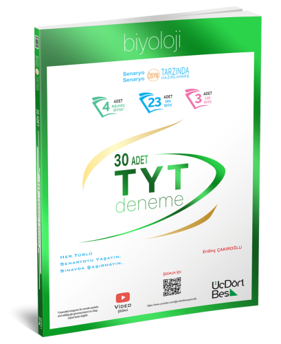 345 - TYT Biyoloji 30 Deneme